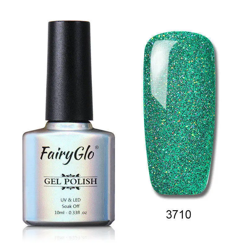 NHJ3710 FairyGlo, 10 мл, Neno, блестящий Гель-лак для ногтей, УФ-светодиодный, гибридный лак, впитываемый, Полуперманентная краска, Гель-лак для ногтей - Цвет: NHJ3710