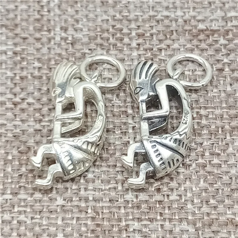 Подвеска для индийской танцовщицы Kokopelli серебряное ожерелье с подвеской в виде
