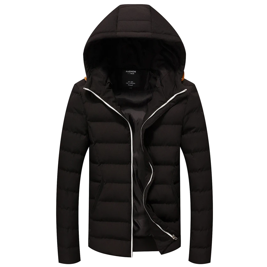 Коллекция 2018 зимние мужские куртки толстые теплые парки 4XL повседневные с
