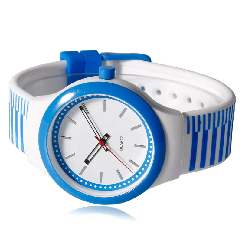 

Simple 3ATM Water Resistant Waterproof Hot Student Sport Analog Wrist Watch Silicone Band Strap Women Minimalist Gift