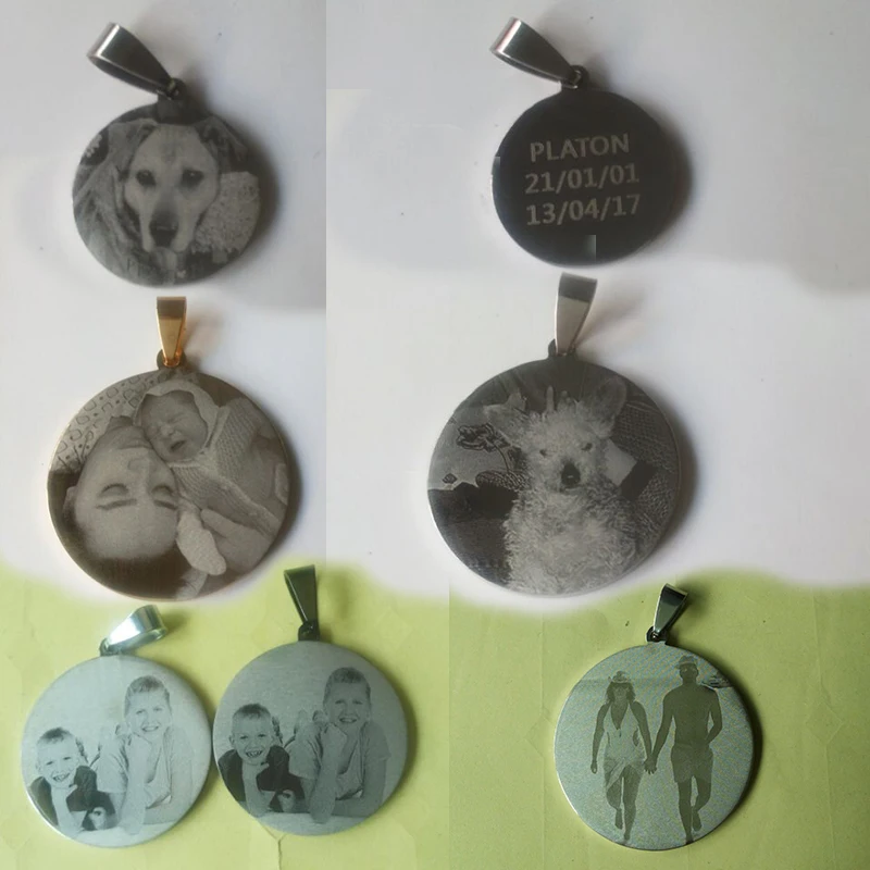 Горячая Распродажа индивидуально выгравироанные надписи на имя Цепочки и