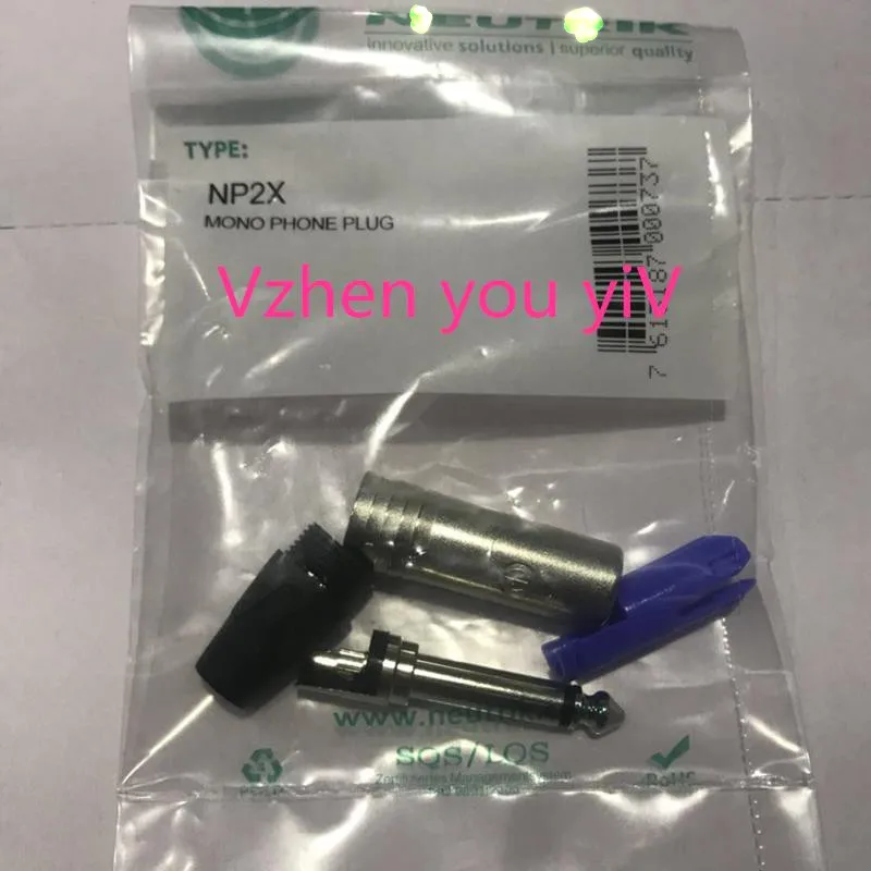 10 шт. для NEUTRIK NP2X/NP2X B PLUG Mono Professional 2 Pole 6 35 мм 5 стерео разъем Neutrik Jack|Соединители| |