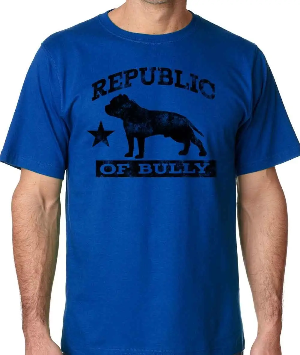 

2018 Hot Sale Super Fashion Top Quality T Shirts Men O Neck American Bully Pitbull Short Sleeve T Shirt Men
