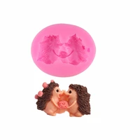 time limited rushed fondant molds diy chocolate mould hedgehog double sugar cake decorating tools the clay mold baking m