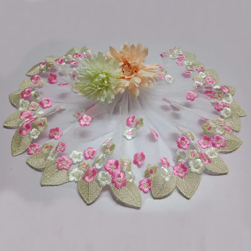 Fadesen crafts 2 года/Лот ширина 18 см вышитая золотая нить сетка кружевная ткань
