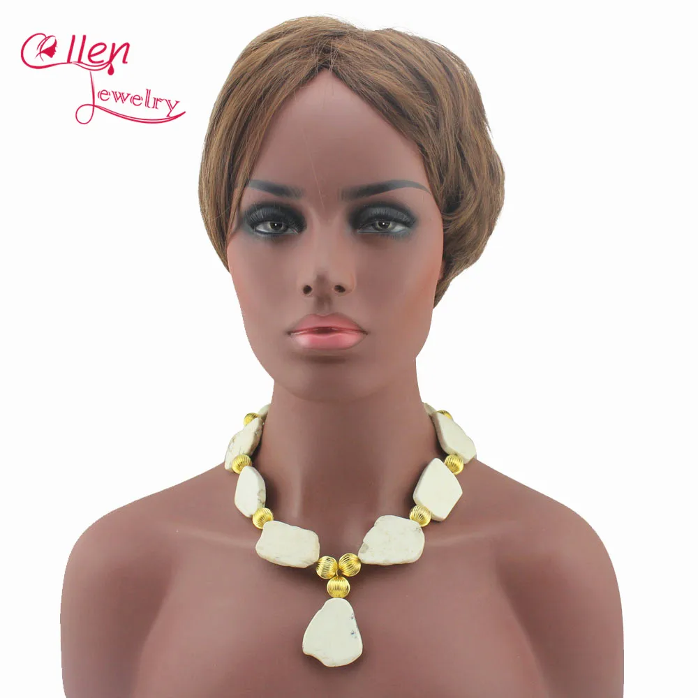 Fashion Indian Large Pendant Necklace Jewelry Unique Beads Slice African Style Free Shipping W13325 | Украшения и аксессуары