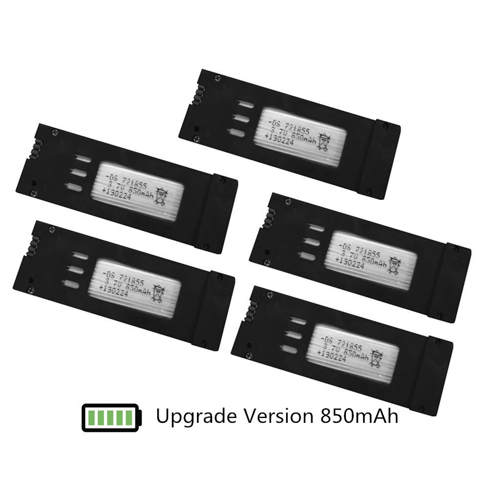 3,7 V 850mah литиевая батарея для E58 JY019 GD88 L800 S168 складной четырехосевой летательный аппарат обновленные аксессуары БПЛА дистанционного управления батареи