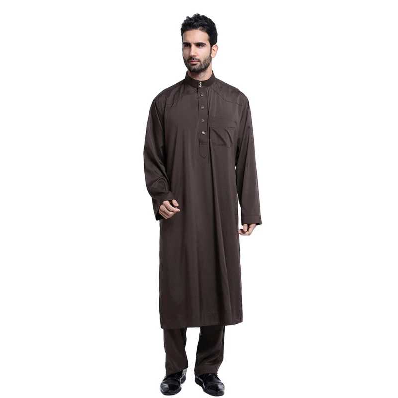 Мусульманская Арабская Мужская Тауб Thawb Caftan мусульманская одежда для мужчин
