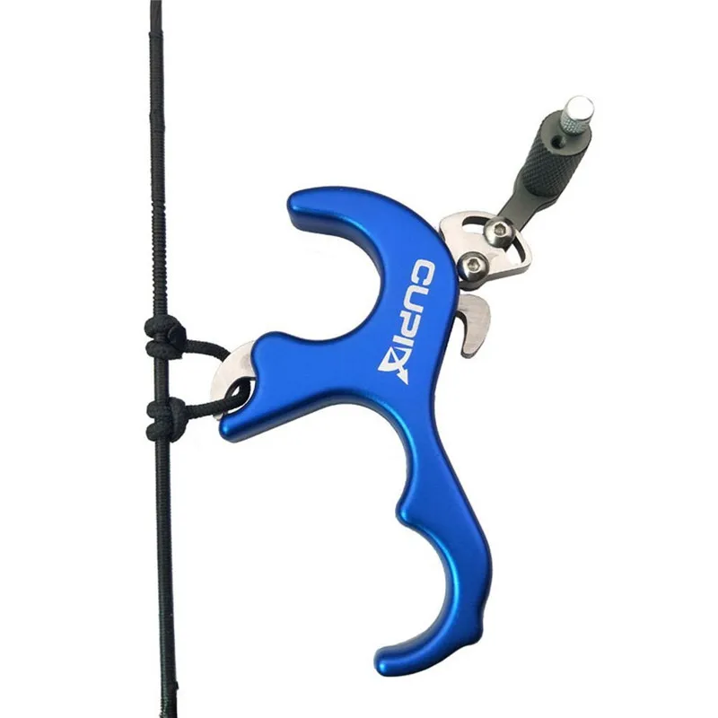 Archery Thumb release 3 finger Compound Bow Release Aid Trigger Hunting | Спорт и развлечения