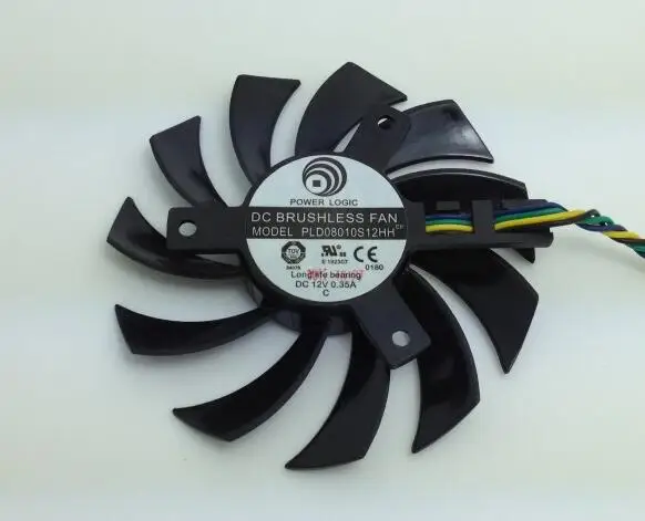4-линейный графический вентилятор R6750 HD6750 DDR5.DX11 HD5750 PLD0810S12HH 12 В 0 35 А | Компьютеры и