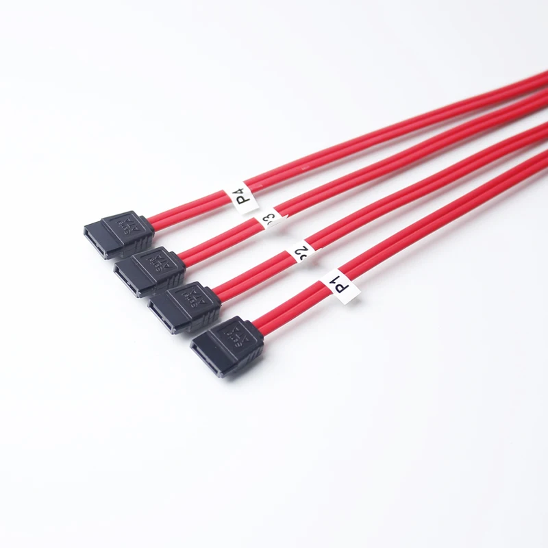 ULT BEST Mini SAS 36Pin SFF 8087 Male to 4 SATA 7Pin female Cable Host/контроллер до Target/Backplane 0 5 M Red|mini sas|4 satasata male