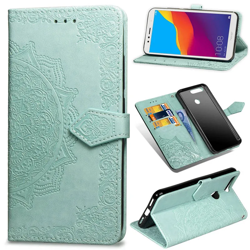 Кожаный флип-чехол для Huawei P20 P10 P30 Mate 20 10 Y5 2018 Honor 7A 7C Pro 6A 6X 8X 9 Lite P Smart Plus | Мобильные