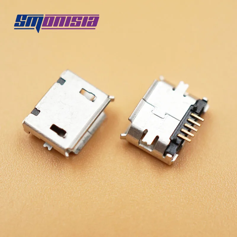 Длинные контакты Micro USB 5P 5 контактов разъем для розетки детали ремонта|port connector|porte