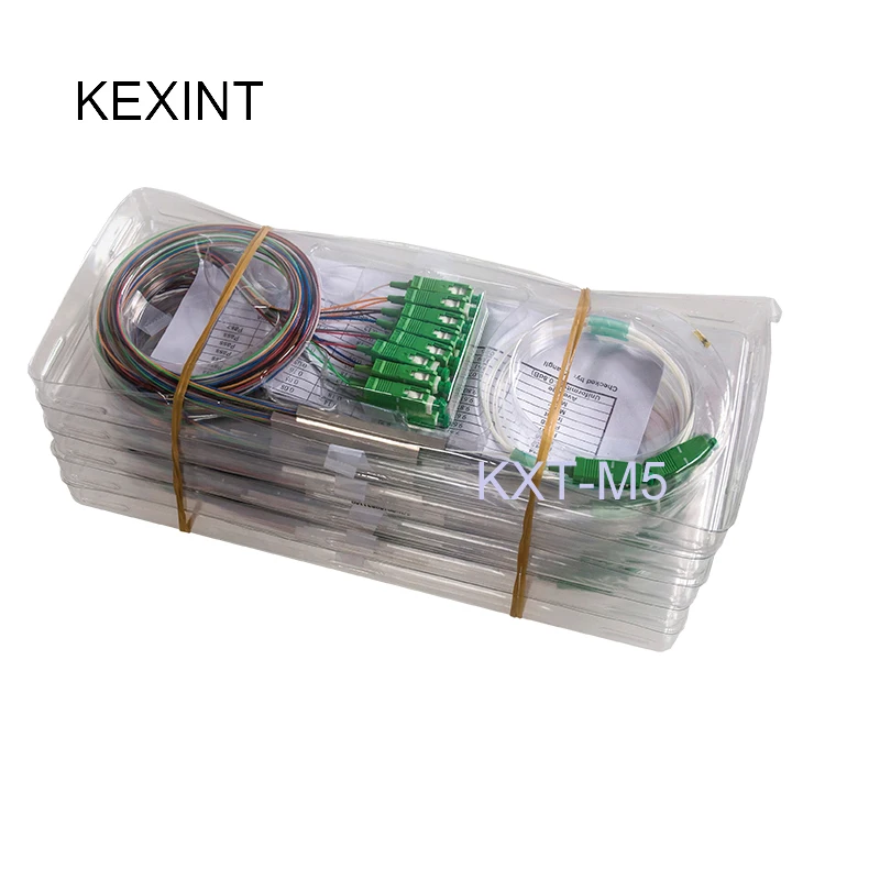 Manufacturer Fiber optical PLC splitter connectors technology splitters 1*8 0.9 SC / APC 5Pieces | Мобильные телефоны и