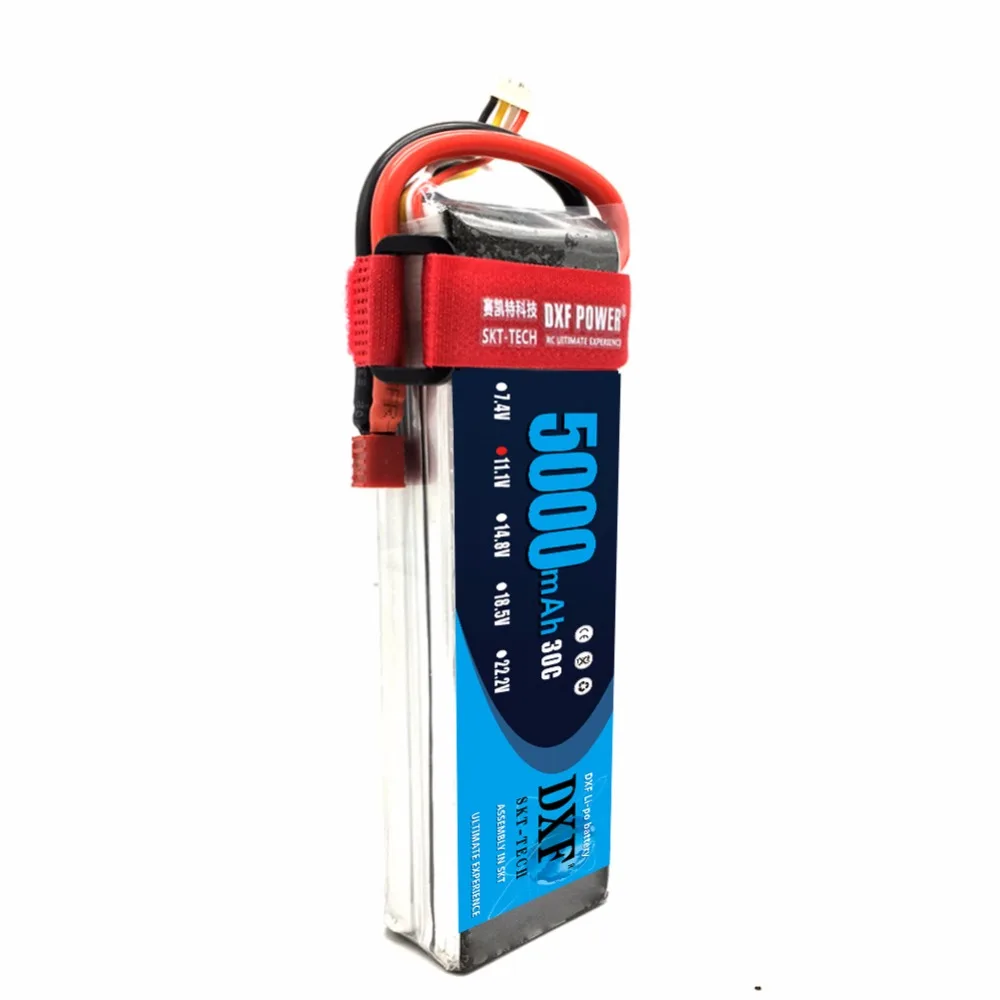 DXF RC Lipo батарея 3S 11 1 V 5000mAh 30C Max60C LiPo для модели дистанционного управления
