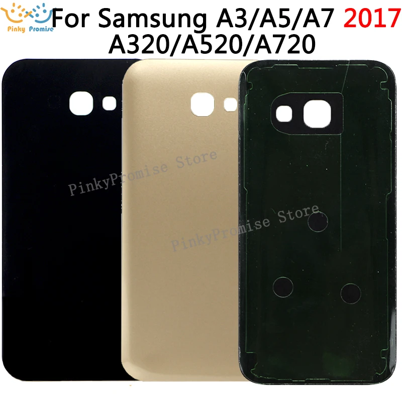 Новинка Крышка батарейного отсека из заднего стекла A3 A5 A7 2017 для Samsung A320 A520 A720