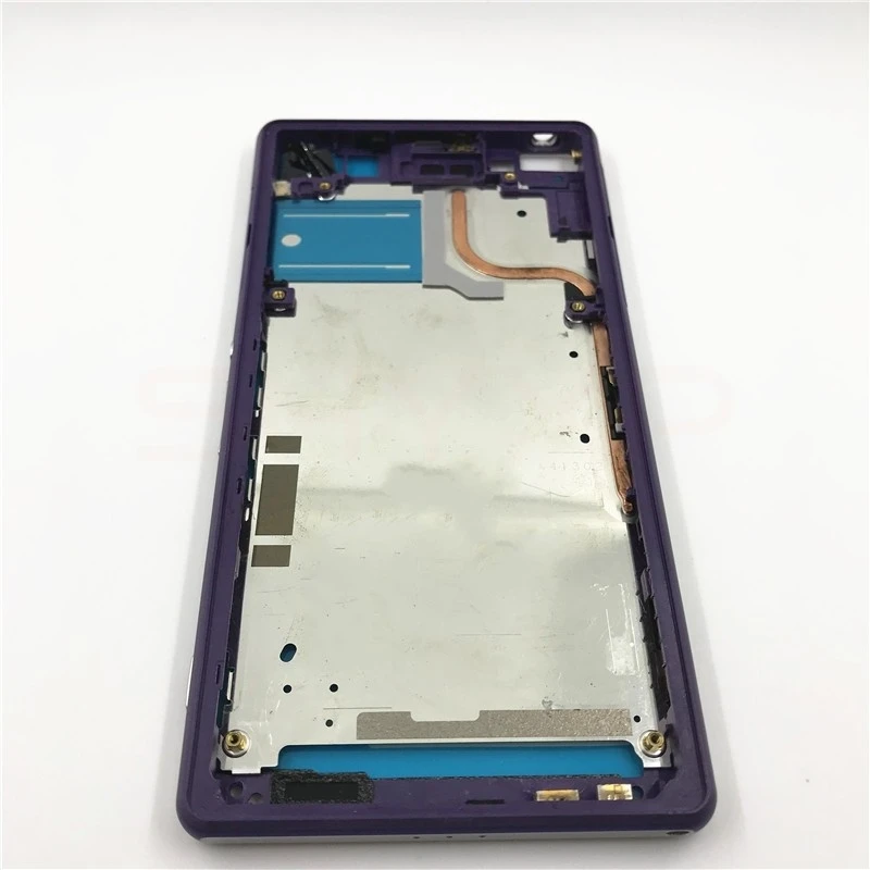 Передняя средняя рамка с крышкой батарейного отсека для Sony Xperia Z2 L50w D6503 D6502 полный