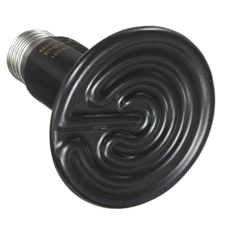 100 Вт лампа для обогрева рептилий инфракрасная керамическая излучательная