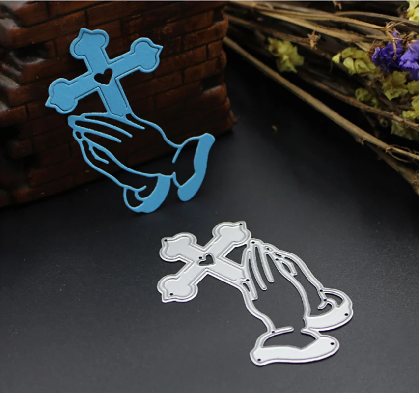 

AZSG Prayer Cutting Dies For DIY Scrapbooking Die Decoretive Embossing Stencial DIY Decoative Cards Die Cutter