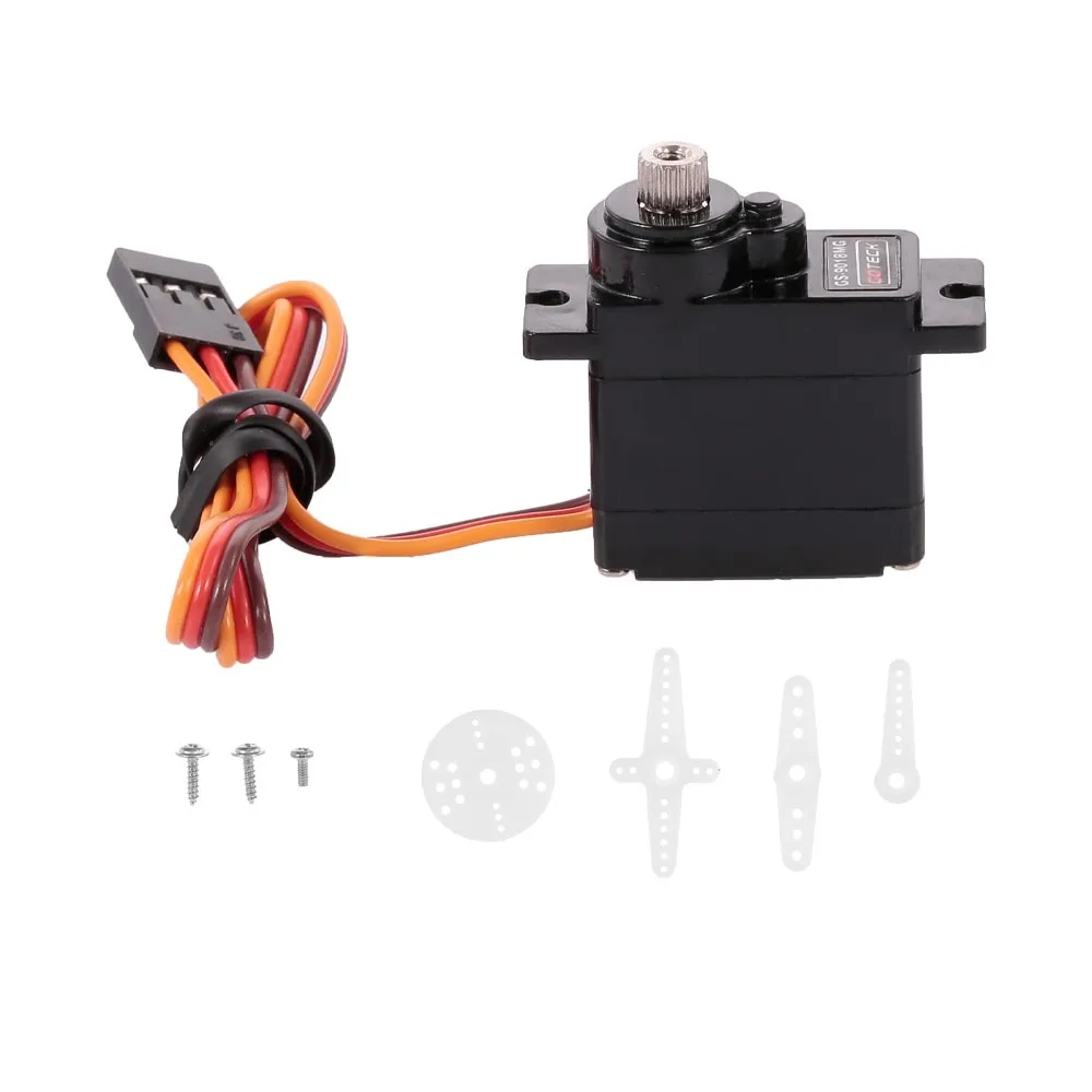 GOTECK GS9018MG металлический редуктор Микро Аналоговый сервопривод для rc вертолет на