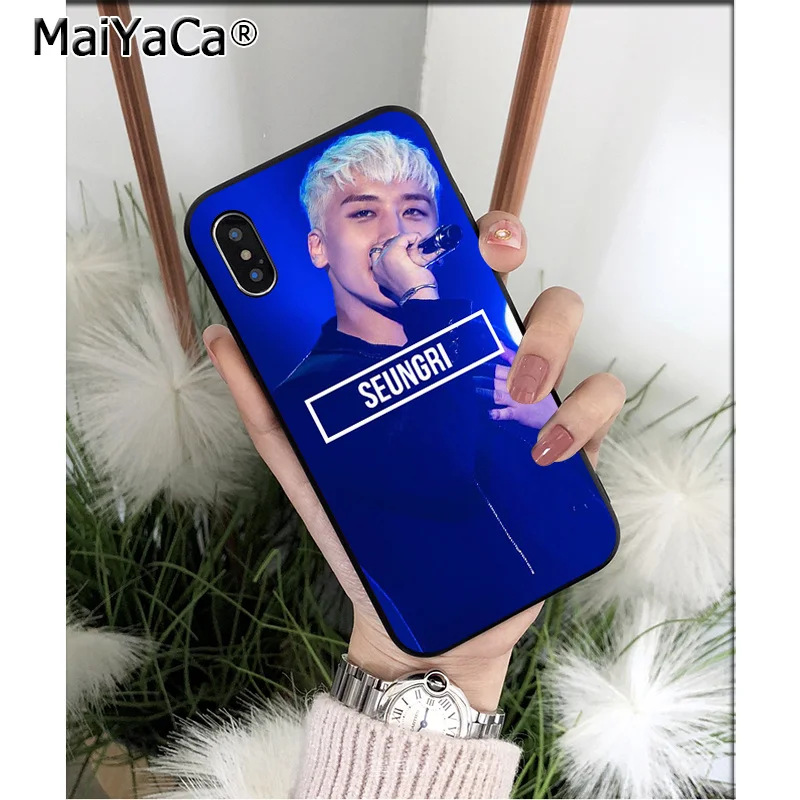 Мягкий силиконовый чехол для телефона MaiYaCa Boy Team Bigbang из ТПУ iPhone 5 5Sx 6 7 7plus 8 8Plus X XS MAX