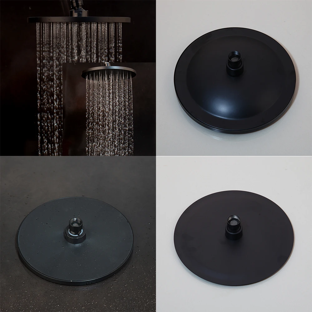 yanksmart wall mounted bathroom shower faucet set concealed rainfall shower system bathtub shower mixer tap combo kit faucet free global shipping