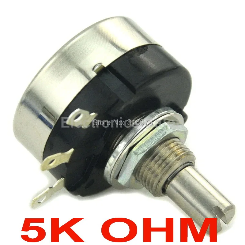 Вращающийся проволочный потенциометр RA25Y20S B502 COSMOS TOCOS 5K OHM 1 2 Вт с панельным