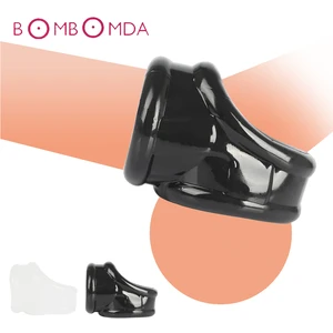 Секс-игрушка для взрослых, мужское кольцо для пениса, рукав для пениса с задержкой, эротические секс-игрушки для мужчин