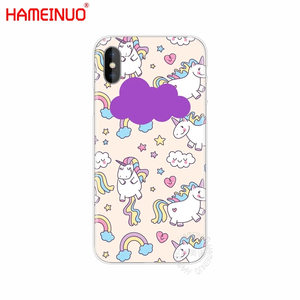 HAMEINUO единорог на радуге джетпак чехол для мобильного телефона iphone X 8 7 6 4
