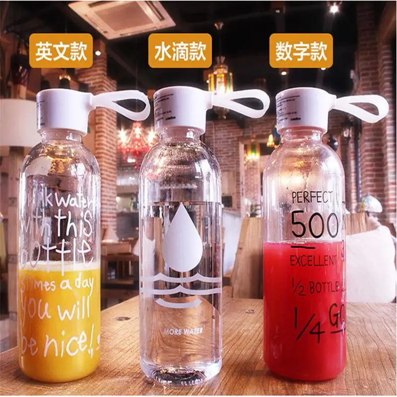 10pcs/lot Navpeak New bottle plastic water transparent creative portable cover can be customized LOGO | Дом и сад