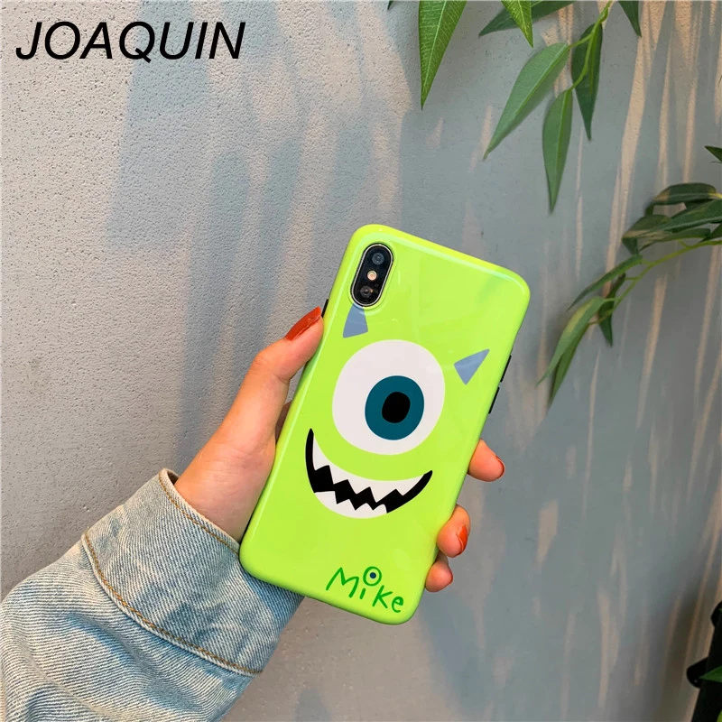 Для Apple iPhone 6 6S 7 7plus 8 Plus X защитные чехлы из ТПУ Университет Монстров Mike Wazowski