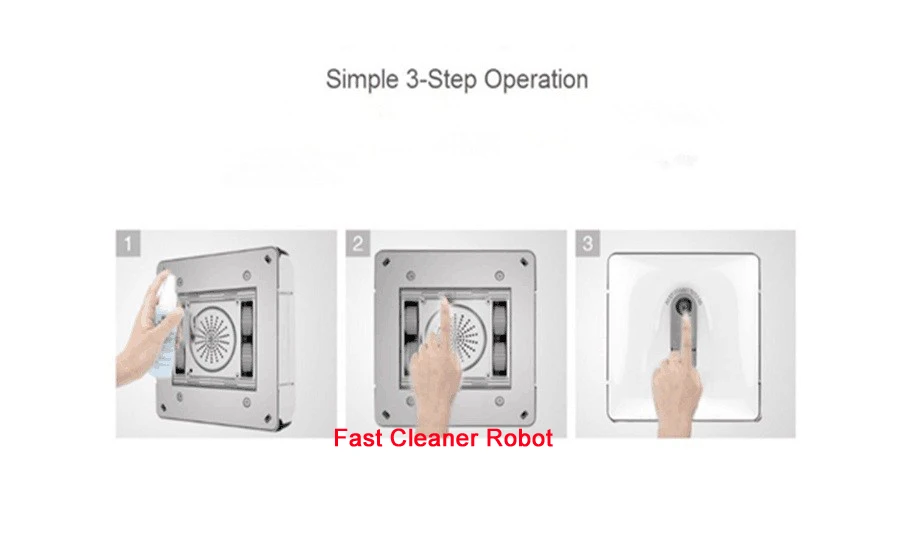 Полностью Интеллектуальный автоматический мойщик окон с пультом дистанционного