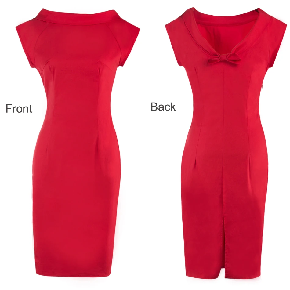 LERFEY Vestidos летнее красное платье сексуальное женское офисное облегающее