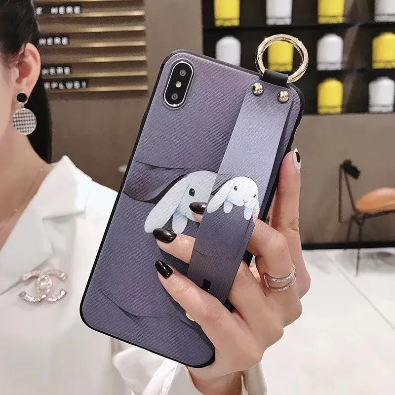 Чехол с ремешком на запястье для Huawei P30 Pro P20 Lite P10 Mate 20 10 P Smart Plus Honor 7A Y6|Бамперы| |