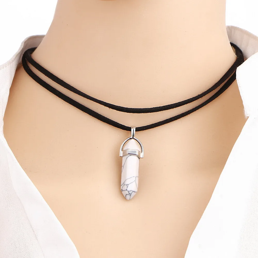 Ожерелья-Чокеры с подвеской из искусственной кожи | Украшения и аксессуары