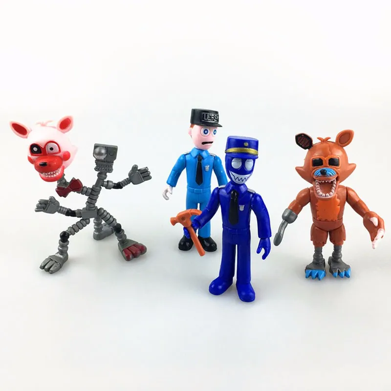 12 шт./лот FNAF Bonnie Foxy Chica Freddy Fazbear Five Nights At Freddys ПВХ фигурка куклы игрушки для детей подарки ко дню рождения