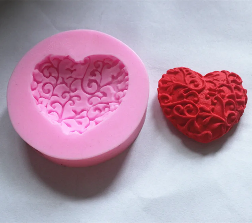 Новые кружевные формы для торта с сердечками love FM087|mould for|chocolate mouldfondant cake mold |