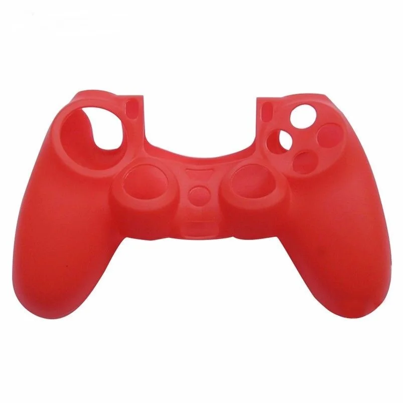 Red Цветной силиконовый защитный чехол для SONY Playstation 4 PS4 - Цвет: Red