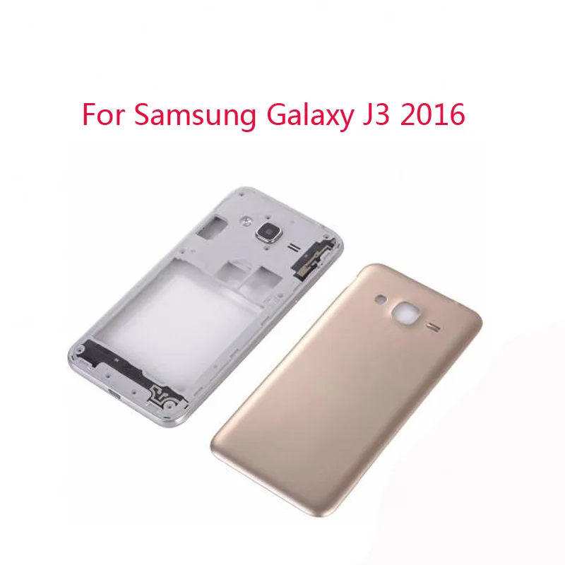 Новинка 100% корпус средней рамки для Samsung Galaxy J3 2016 J320 J320F J320FD + задняя крышка