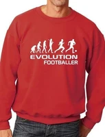 evolution of footballer unisex sweatshirt jumper more size and color e130