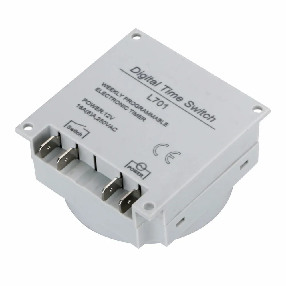 Цифровой программируемый электронный выключатель AC12V/AC110V/AC220V для
