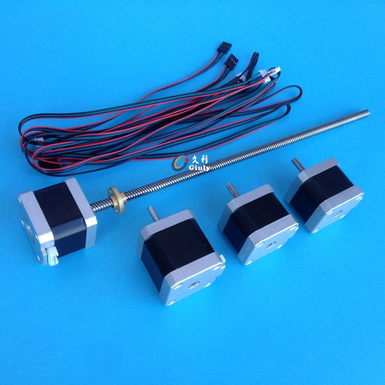 ultimaker 2 UM 2 X,Y motor+Z-motor with Trapezoidal Lead kit for DIY ultimaker 3D printer extruder motor kit s