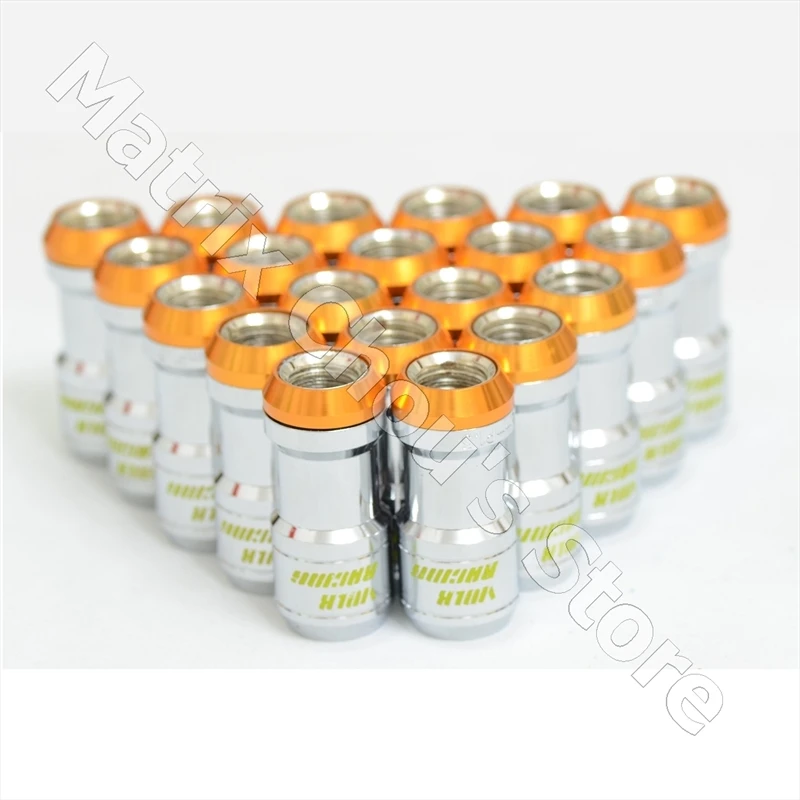 20 шт./компл. волк гоночная формула комплект гаек гайки с стопорные M12 x 1 5 4 цвета