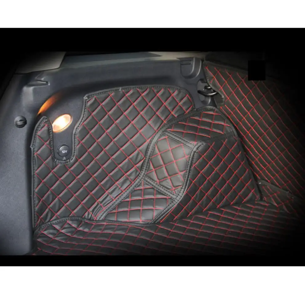 Роскошный Коврик для багажника из волоконной кожи land rover freelander 2 LR2 2006 2007 2008 2009 2010