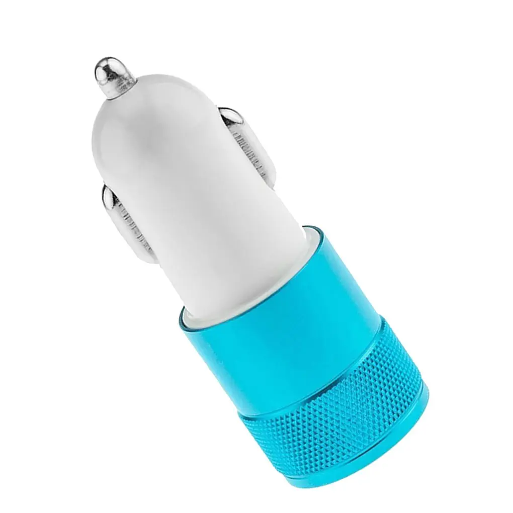 2.1A 1A сплав 2 USB порты универсальное автомобильное зарядное устройство