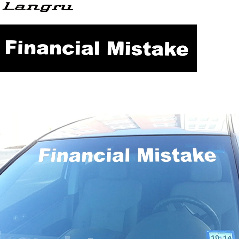 Langru новый стиль продукта для финансовых ошибок лобовое стекло автомобиля