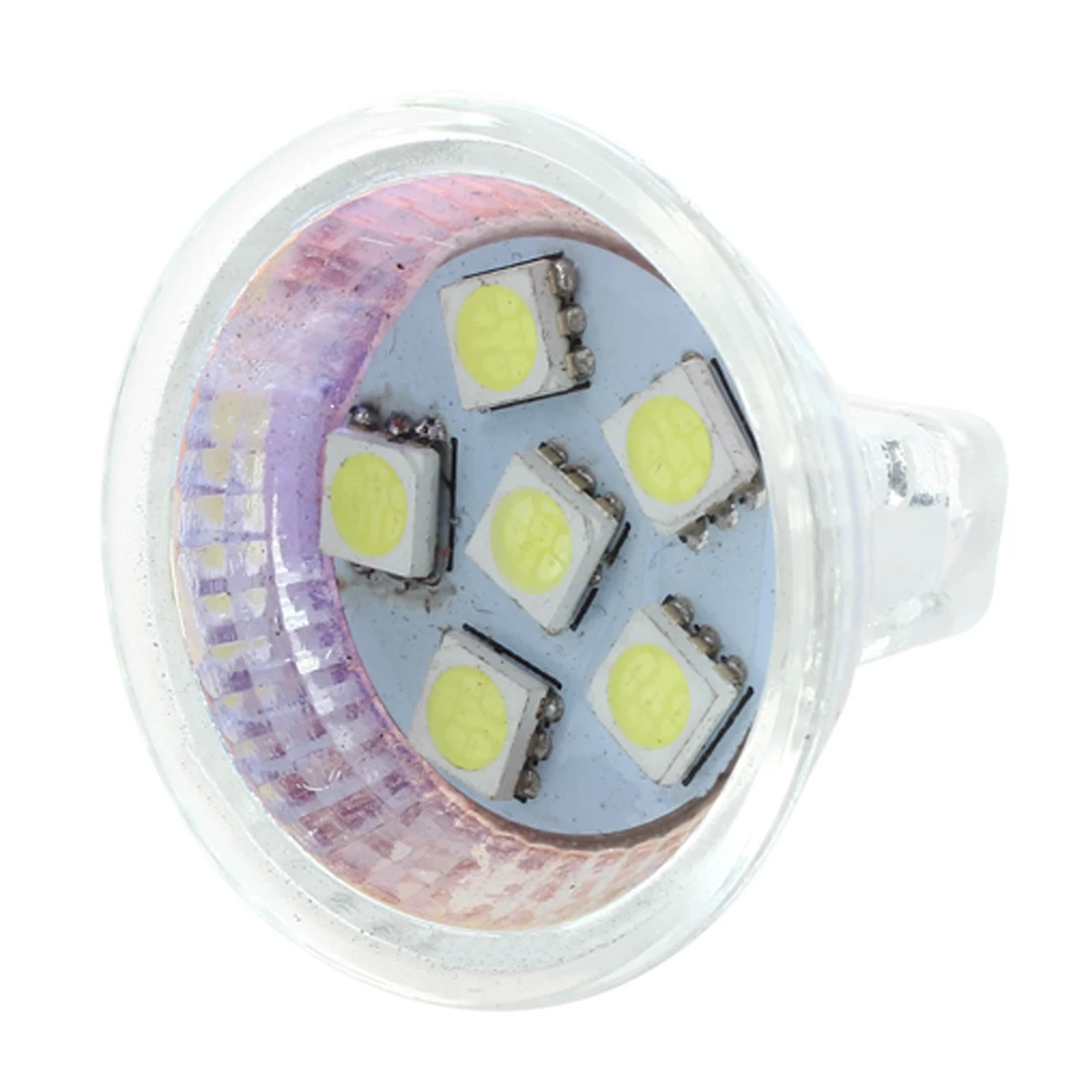 

New MR11 GU4 Pure White 5050 SMD 6 LED Office Spot Light Lamp Bulb Energy Saving 12V
