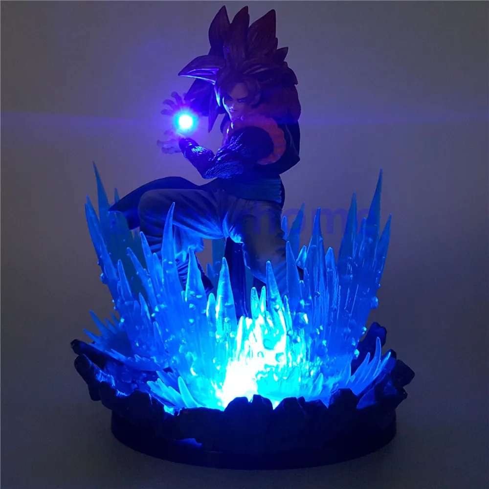 Dragon Ball Lampara светодио дный SS4 Gogeta Мощность до светодио дный огни сцены комплект Гоку Вегета Dragon Ball светодио дный лампа