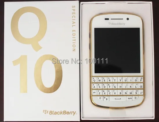 Q10 Оригинальный BlackBerry 4G 3 1 ''двухъядерный Qwerty встроенный 16gbrom 8MP Бесплатная