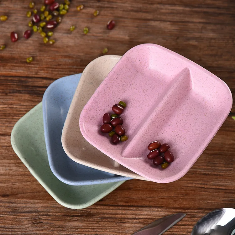 Аксессуары для посуды тарелка со вкусом уксуса соуса блюдо пшеничной соломы блюдо масляный соус Приправа Закуски Блюдо разный стиль